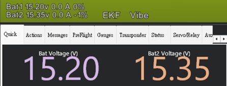 Display 2bat voltage
